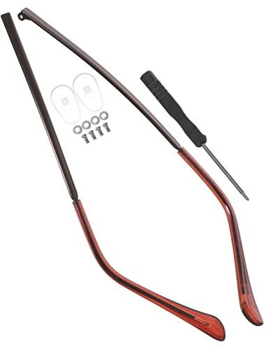 STOBOK 1 Paar Metallbrillen Ersatz Bügel Brillen Arme Beine Brillenarm Ersatz Metall Brillenbügel Sonnenbrillenarm Universal Brillenhalter Brillenrahmen Beine Brillen Zubehör Brillenrahmen Zubehör