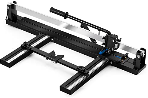 CGOLDENWALL 0-800mm Manueller Fliesenschneider, Ganzstahlrumpf, Legiertes Schneidrad, Präzise Laserpositionierung, mit Austauschbarem Messerrad, Geeignet für Keramik Porzellan Granit Kalkstein