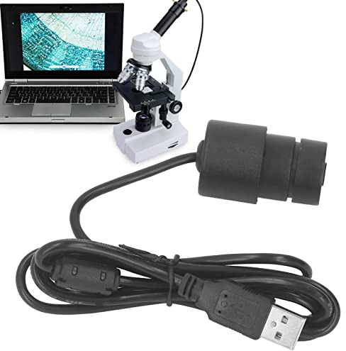 Oculare Elettronico Digitale per Microscopio USB 92 MP, Fotocamera Digitale con Interfaccia 23,2 mm, Sensore 1/3 Pollici, Risoluzione 960 TV, DC 12V