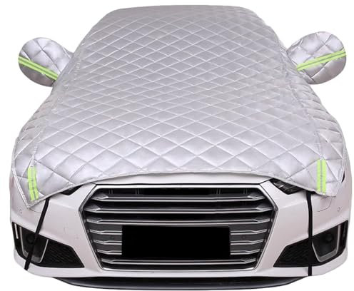 Telo Copriauto Antigrandine,Mezza Copertura per Auto Traspirante Addensata,Copertura Universale Per Ghiaccio E Neve,Antipolvere,per Berline E SUV berlina(Color:C,Size:Hatchback-5.2 * 2.5m)