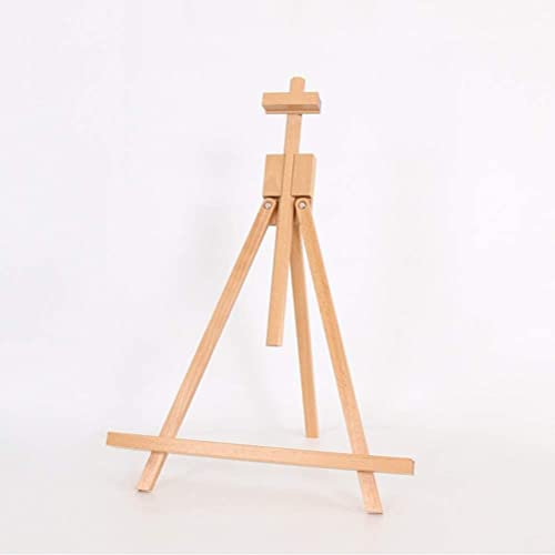 QUSYZD Cavalletto da scrivania Regolabile, cavalletto da Tavolo Portatile, cavalletto treppiede in Legno per Pittura Artistica, Decorazione su Tela, lavagne, cavalletto,