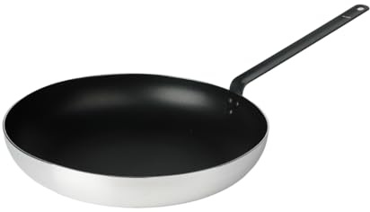 Silicon-Tech| padella diametro 36cm alluminio antiaderente|con base inox anche per piano induzione| per uso professionale