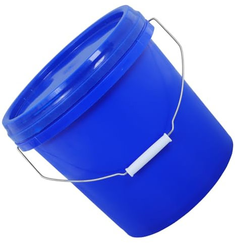 SHOWERORO Lebensmittelgrade Pail Dichtungsbehälter Für Fermentation Kunstprojekte Und Blauer Tragbarer Eimer Für Zuhause Und Partybedarf