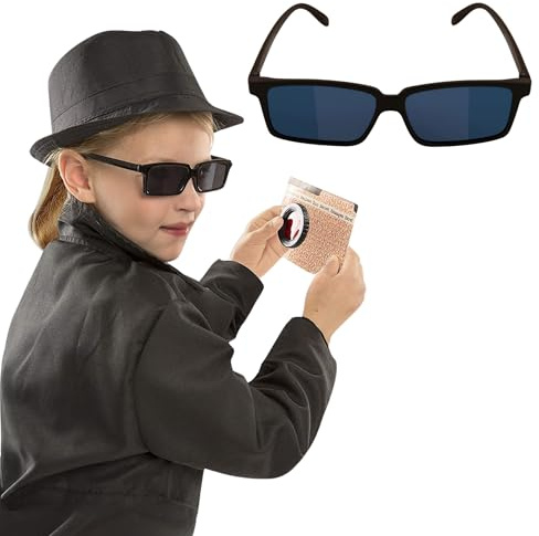 Children’s Spy Glasses Rear View Vision – Novelty Joke Glasses for Boys & Girls – See Behind You! Fancy Dress Accessory, Secret Agent Gadget Toy for Kids Age 5+ (Spy Glasses, 2, count)