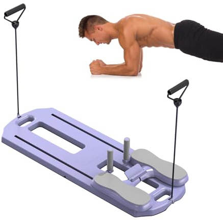 Home Pilates Reformer - Portable Sliding Board, Multipurpose Exercise Equipment, Strong Durable Design | Board for Indoor Outdoor Workout Fitness Training Session