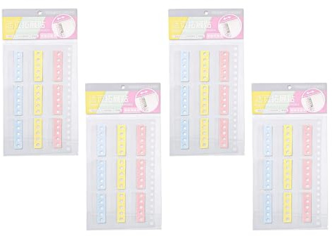 Etichette di rinforzo per fori di carta, 72 pezzi, protezioni per etichette per perforatrici, adesivi per fori perforatori, per donne adulte, in casa, ufficio, studio