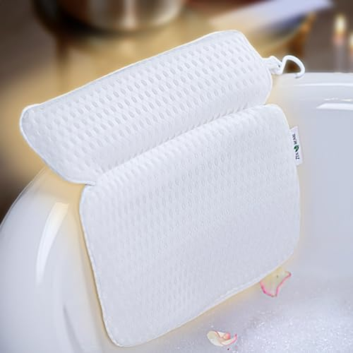 Cuscino da bagno premium Ergonomico e rilassante per i muscoli • Nuova schiuma speciale 5D • Design tedesco • Cuscino bagno • 6 Ventose Antiscivolo • Cuscino di Vasca da Bagno • Neutrale e sostenibile