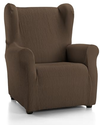 Martina Home Emilia Funda Sillón Orejero, Tela, Marrón, 33x8x42 cm