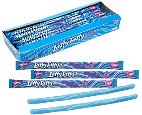 Laffy Taffy - Corda blu lampone, confezione da 24