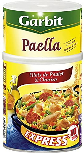 Garbit Plat cuisiné Paëlla filets poulet & chori