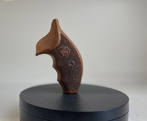 Deep Grips Brand Smith Wesson J Runde Revolvergriffe aus Walnussholz