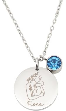Personalisierte Halskette Mutter Kind Tochter Sohn Baby Geschenk