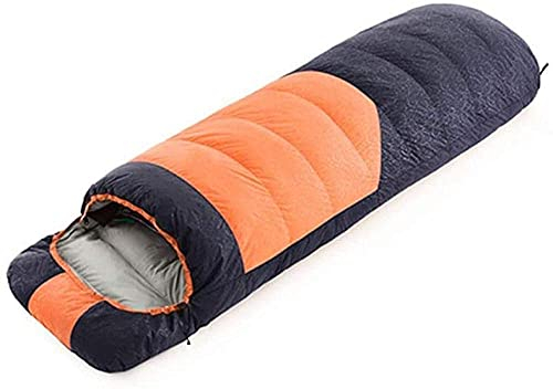 Daunen-Reiseschlafsack/Herbst- und Winter-Schlafsack mit Einzelnähten/Warmer Schlafsack für Erwachsene, leicht