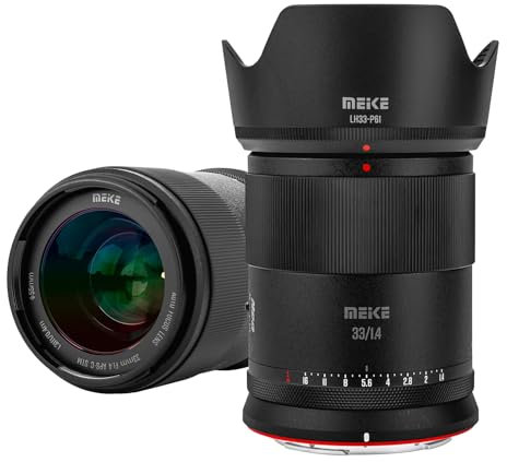 Meike 33 mm F1.4 - Large Ouverture APS-C - Cadre AF STM (Moteur Pas-à-Pas) - Mise au Point Automatique - Objectif Portrait Z Mount - Appareils Photo sans Miroir Z5 Z6 Z7 Z9 Z30 Z50 Z FC