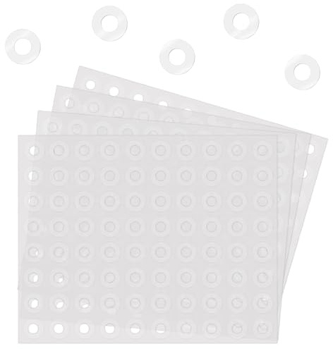 Yeachlaing Hole Reinforcement Stickers Labels,Clear,Pack of 2880