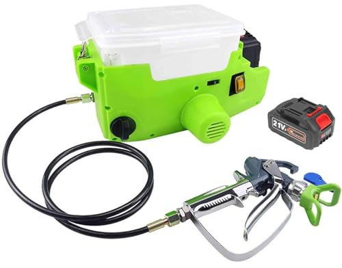 Pulverizadores de pintura Pulverizador de pintura portátil sin aire con mochila, Pulverizador de pintura sin aire, Pulverizador de pared inalámbrico de alta presión de 15 Mpa, Pulverizador de pintur