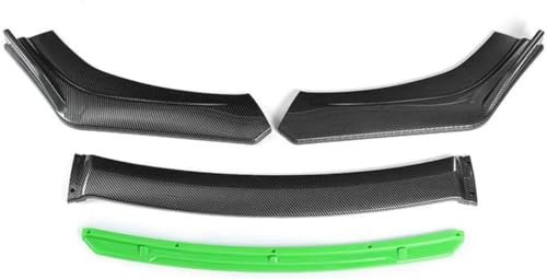 THNIKK Auto Frontlippe Frontspoiler für Audi A1 A3 A4 A5 A6 A7 A8 B6 B7 B8 B9, Frontstoßstange Bumper Spoiler Separator Splitter Lippe Diffusor Flügel Exterieur Zubehör
