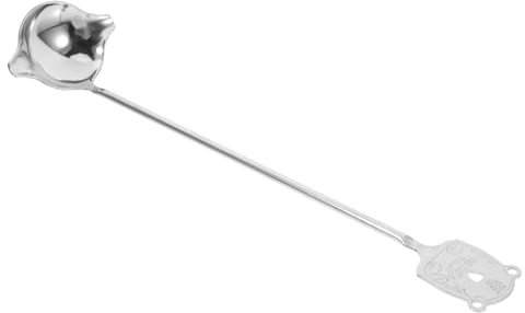 Holibanna Edelstahl-suppenkelle Mit Ausgießer Servierlöffel Für Küche Restaurantbedarf Soßenkelle Aus Metall Schöpfkelle Mit Ausguss Für Suppen