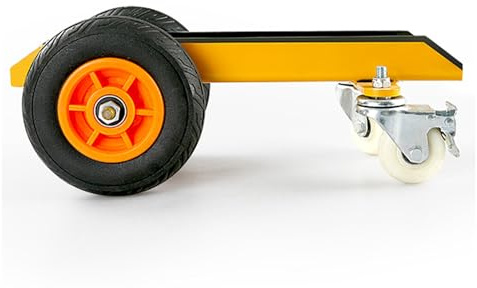 Panel - Heavy Duty Moving with 8in Pneumatic Wheels, 660lbs Capacity for Lumber, Plywood, Plasterboard, Door & Window Frames - Durable Rolling Cart for Easy Transport