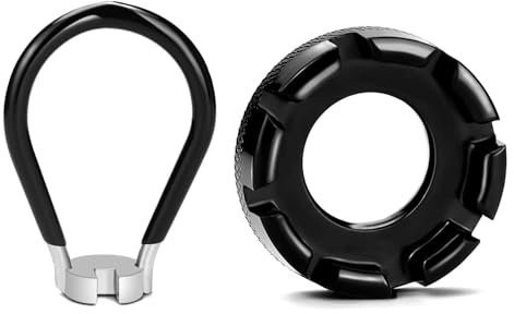 AzureRay Speichenschlüssel Fahrrad aus Stahl - Speichenspanner & Nippelspanner 6 Größen 10-15 Gauge für perfekte Radjustierung
