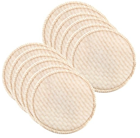 Kisangel 12pièces Coussinets Allaitement Lavables Anti-déversement Réutilisables Pour Mamans Post-partum