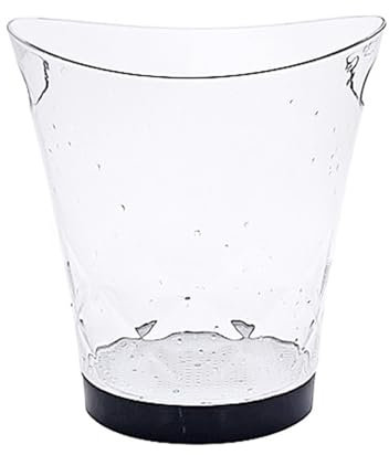 Seau à glace lumineux 5L avec lumière LED alimenté par piles 5L LED seau à glace conteneur à glace pour les ambiances de fête