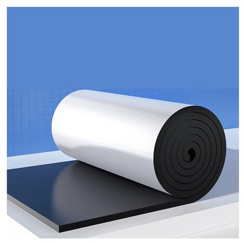 Feuille d'aluminium autocollante, Isolation phonique, barrière radiante, Bouclier Thermique, pour Grenier, Mur, Maison, Caravane, Grenier, Garage, Toit (Couleur : 20 mm (épaisseur), Taille :