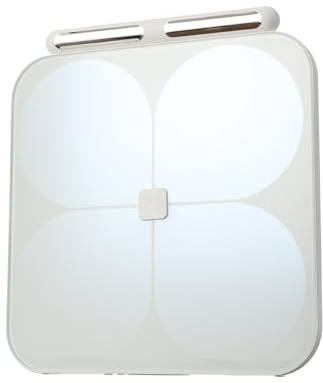 ECUTEE Bilancia Pesapersone Digitale, Bilancia Intelligente Impedenziometrica Bluetooth con App, ad Alta Precisione per la Misurazione Mano-piede, LED Display, per Grasso Corporeo, BMI, Peso