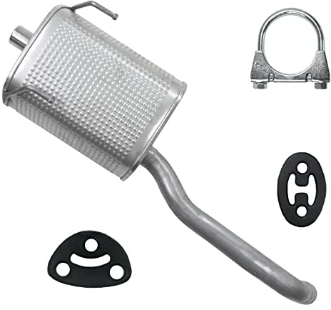 POLMOstrow Auspuff für Fiat Panda 2 II 2003-2013 | Endtopf, Motoren: 1.1 - 1.2 | Fließheck