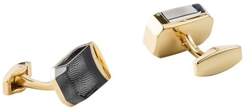 BWDHJLEY Manschettenknöpfe Herren Retro, Manschettenknöpfe Legierung Rautenmuster und Rechteck Cufflinks Hochzeit Geschenk