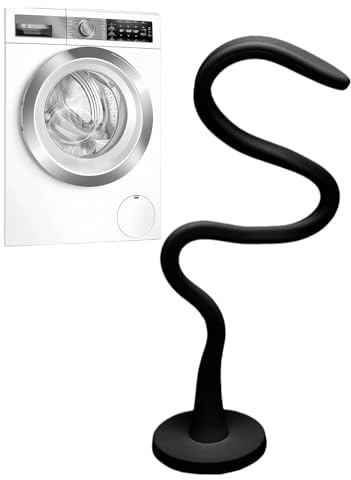 QUILSTM Wear-Resistant Washing Machine Door Prop Adjustable Bracket With Laundry Magnets For Fresh Ventilation Washing Machine Door Prop Open Front Load Washers, black