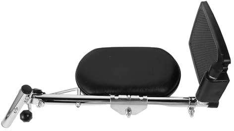 Repose-pieds Amovible pour Fauteuil Roulant, Support de Jambes Noir | Acier Inoxydable, Pu et Abs, Remplacement Rapide, Usage Hospitalier, pour Patients