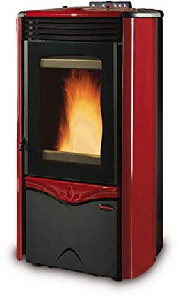 Extra Flame X1272056 Pellet Stove Duchessa Steel Bordeaux