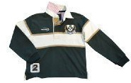 Kinder Rugby T-Shirt Ireland Shamrock langärmelig - Grün, 6-12 Months