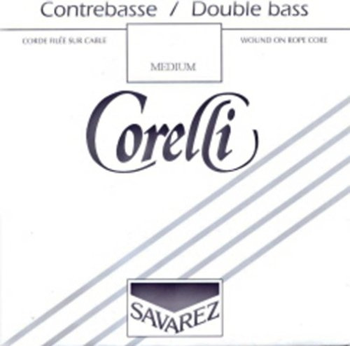 CUERDA CONTRABAJO - Salvarez (Corelli 382/M) (Niquel Entorchado) 2ª Medium Bass 4/4 D (Re)