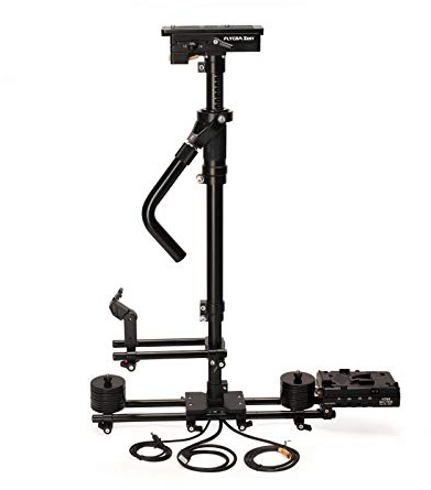FLYCAM Stabilizzatore per videocamera Zest Pro con connessioni di alimentazione. Montaggio a V. Montante centrale regolabile in altezza da 24 a 39. Carico utile: 5-15 kg/11-33 libbre (ST-ZEST-PRO-02)