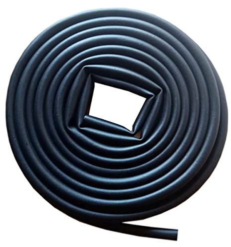 Tuokay 10 meter EPDM bildörrstätning, 10 mm x 9 mm liten D-formad
