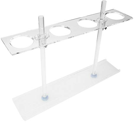 Supporto per Imbuto a 4 Fori, Supporto da Laboratorio in Supporto per Imbuto Regolabile in Altezza Separatore per Imbuto per Laboratorio Scolastico
