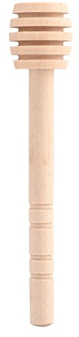 Palitos de Madera para Miel, 50 Uds. Mini Cuchara de Miel para Agitador Mezclador Dispensador de Tarro de Miel (Exquisito 10CM)