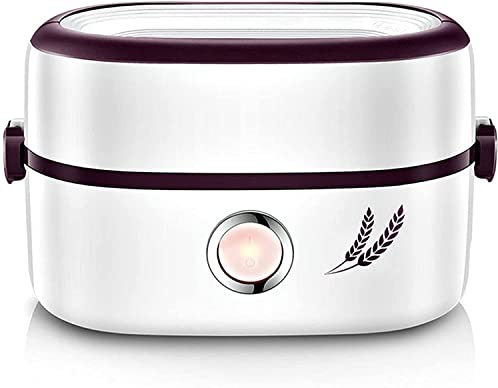 Mini cuiseur à riz électrique portable et cuiseur vapeur avec fonction de maintien au chaud – Boîte à déjeuner parfaite pour le dortoir ou la cuisine à la maison – Sans combustion et pratique
