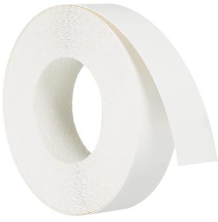 sourcing map Wood Veneer Edge Banding, 3/4 Inch x 25 Ft Wood Veneer Strips for Cabinet Repair Furniture Restoration White