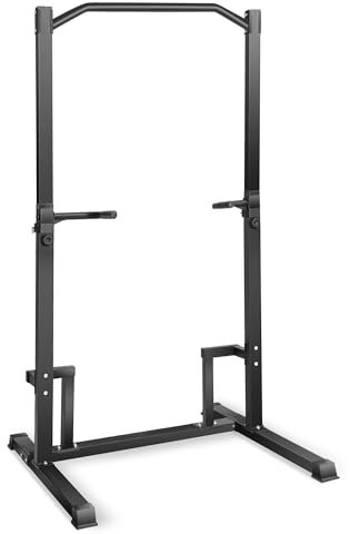 STACOO Klimmzugstation Klimmzugstange für Heim-Fitnessgeräte Dip Station Kraftturm Krafttraining Fitnessgeräte 150 kg