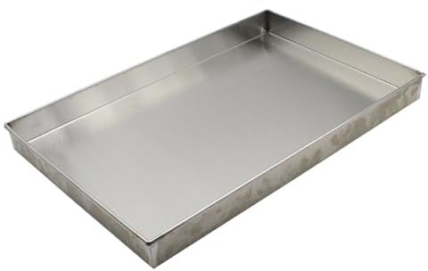 LUNAIZHUO Vaschetta di Raccolta Dell'olio in Acciaio Inossidabile, Vassoio per Cuccia per Cani, Vaschetta di Raccolta della Lavatrice Lavastoviglie(70x50x5cm/28x20x2in)