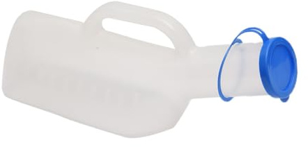 WEKAMOS Practical Urinal Bottle Large Capacity Portable Patient Nursing Pot for Elderly Bedridden Men Women Easy to Clean Spill-Resistant Urinal Pot