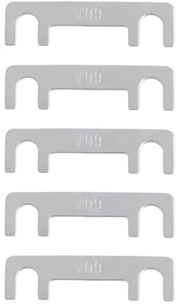 Cars Automotive 5-Pack 32v Dc Having for 100a Bolt-on Battery Fuses 30a Fork Terminal Silver Metal Housing Plate Flat – Type Motorcycles Fuse for Set(60A)