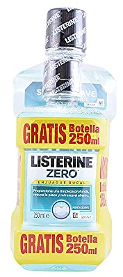 Listerine Zero 0% Alkohol Mundspülung 500 ml + Listerine Mentol 250 ml