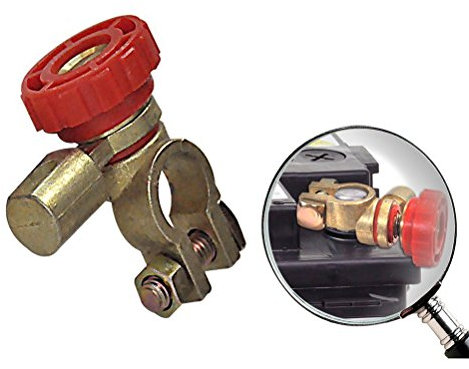 ROSENICE Interruttore Stacca Batteria 12V 24V Con Vite a Sgancio Rapido Disconnettore Batteria Auto Moto Per Evitare Correnti Di Dispersione E Funzione Antifurto