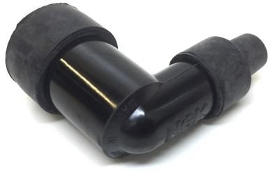 Zündkerzenstecker 90 Grad ohne Widerstand LZFH LZ-FH nicht entstört - Passend für Roller Scooter Mofa Moped Mokick