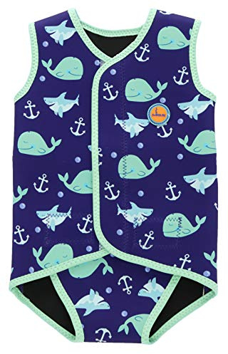 Baddräkt baby simning wrap småbarn neopren kostym pojkar varm kostym flicka UV baddräkt
