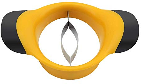 ANNIUP Trancheuse à mangue, dénoyauteur avec lame en acier inoxydable, séparateur de fruits, poignée ergonomique en caoutchouc, outil de cuisine pour fruits